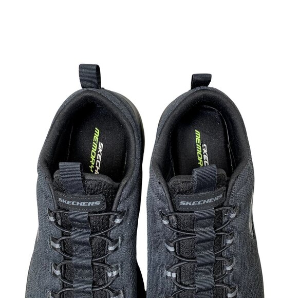 Skechers Summits Louvin Sneakers Mens Size 9.5 Black Lite Weight Lace Up Shoes - Picture 8 of 14